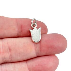 Vintage Sterling Silver 925 Tulip Charm